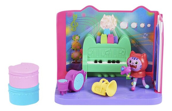 Gabby et la maison magique salle de musique Daniel James Catnip's Groovy Music Room