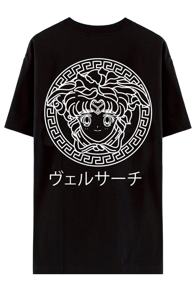USAGI VERSACE BLACK TEE