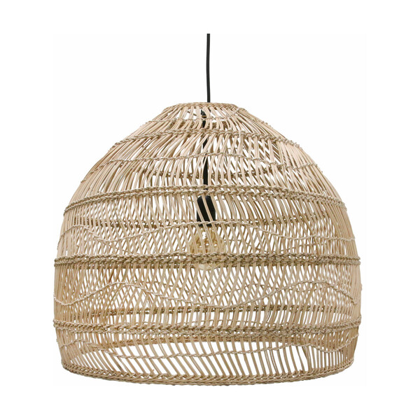 Suspension en osier naturel 60 cm Wicker Ball - HKliving