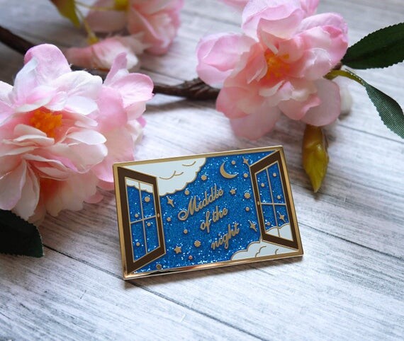 Monsta X pin, Middle of the night, kpop enamel pin, Monbebe, kpop pins