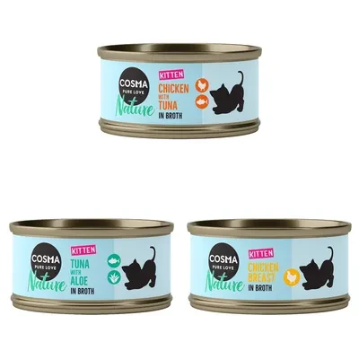Lot mixte Cosma Nature pour chat ► Acheter pas che ✔