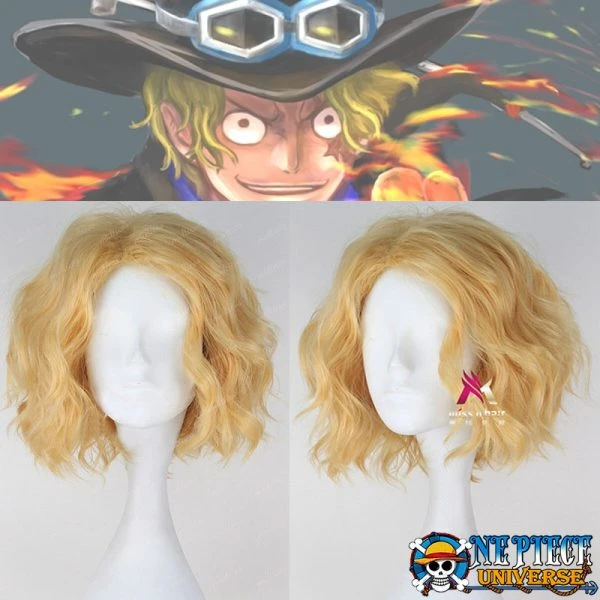 Sabo Wig Cosplay Halloween Short Wavy Hair | One Piece Universe Store