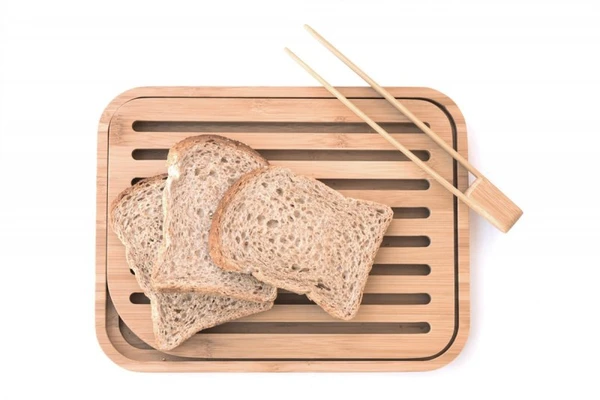 Set planche à pain et pince à toast