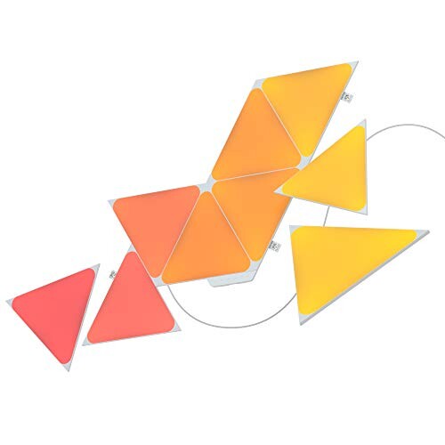 Nanoleaf Shapes Triangles Kit de Démarrage - 9 Panneaux Lumineux
