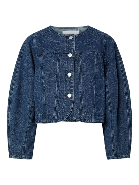 YASALIA - BRODERIE VESTE EN JEAN