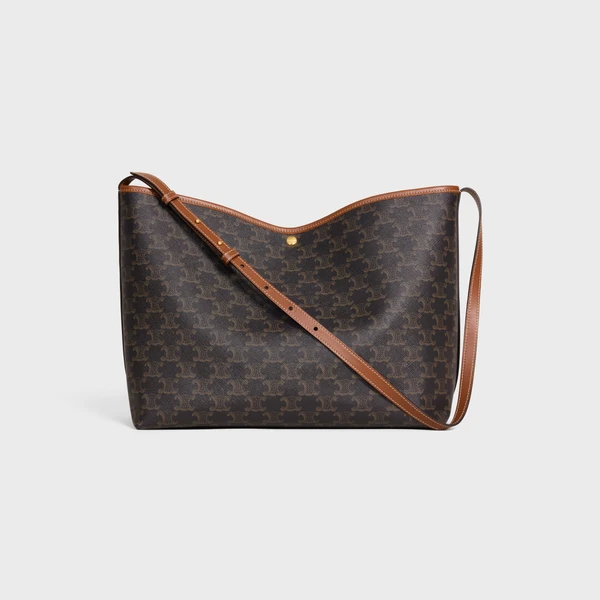 SAC SOFT SHOPPER Toile Triomphe et Veau