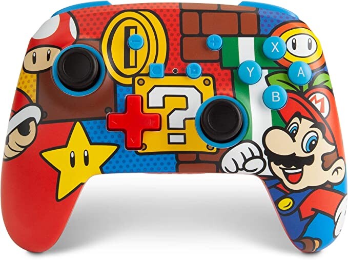 Manette sans fil améliorée pour Nintendo Switch - Mario Pop : Amazon.fr: Jeux vidéo
