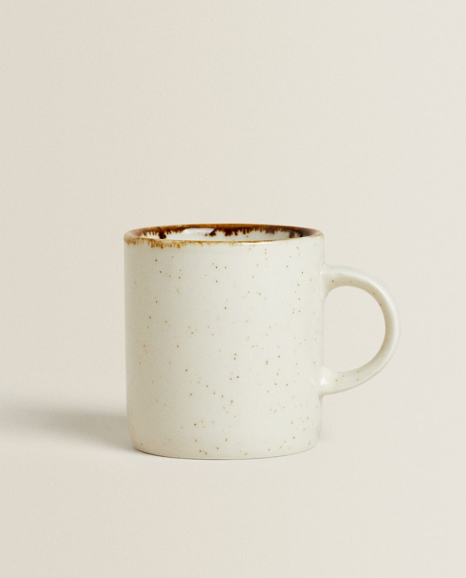 2 TASSES - TASSE PORCELAINE BORD VIEILLI