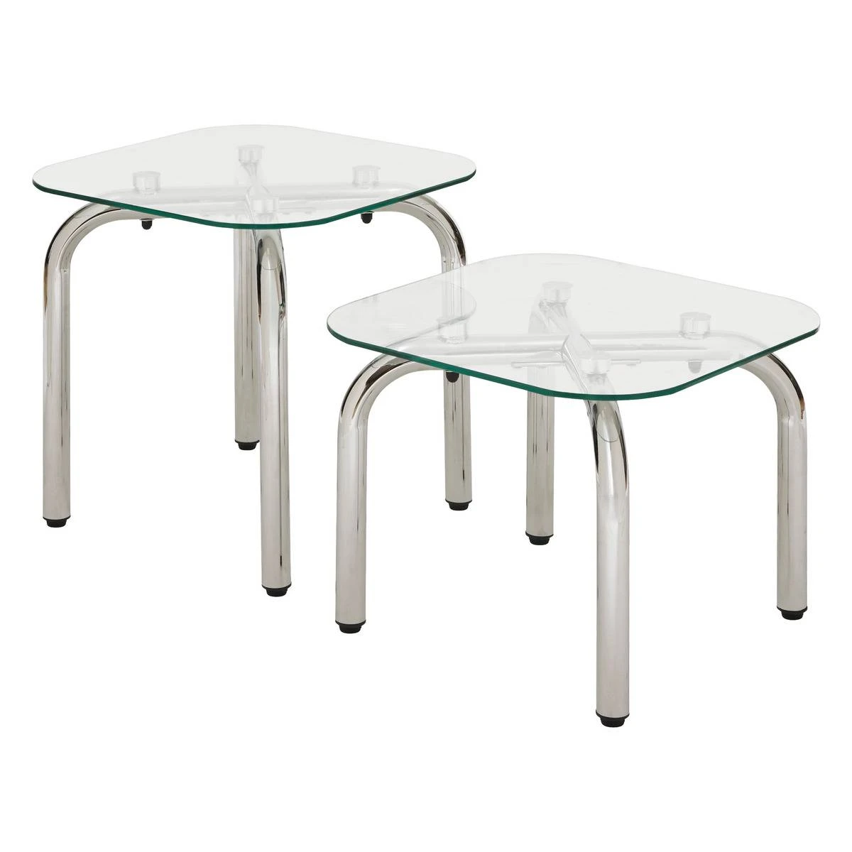 Lot de 2 tables basses gigognes HECATE