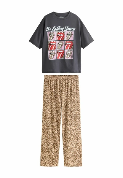 ROLLING STONES SHORT SLEEVE SET - Pyjama - grey animal