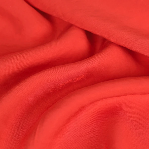 Tissu viscose Betty uni et irisé Rouge flamboyant | Tissu pour couture d'habits fluide et léger