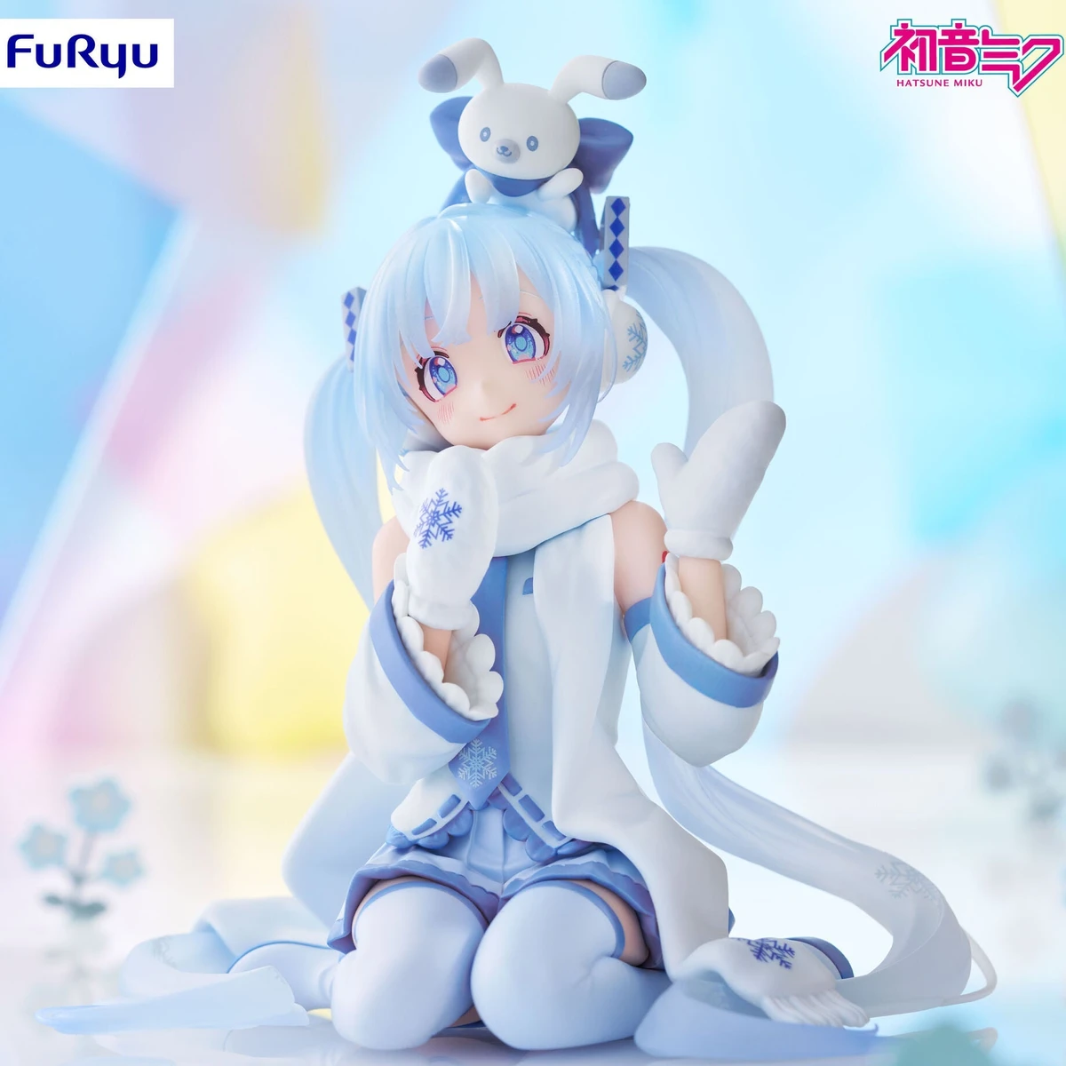 Piapro Characters - Hatsune Miku - Rabbit Yukine - Noodle Stopper Figure - Snow, Sky Town ver. (FuRyu)