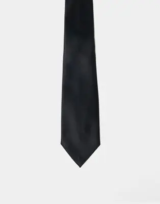 ASOS DESIGN - Cravate - Noir