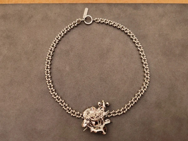 Choker rose Justine clenquet