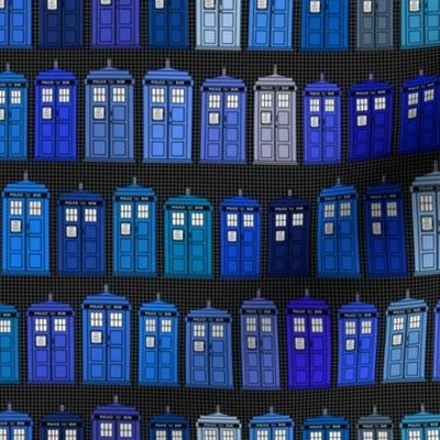 hodgepodge black Fabric | Spoonflower