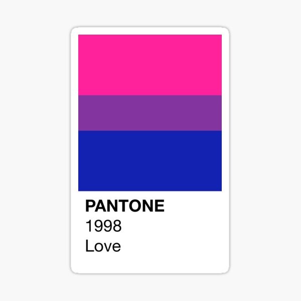 Pantone Pride: Bi Pride | Sticker
