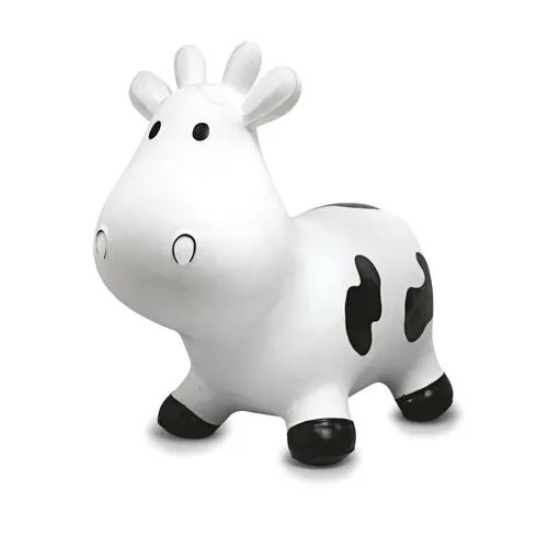 Jeu de plein air Ballon sauteur Rosalie la vache Blanc et Noir