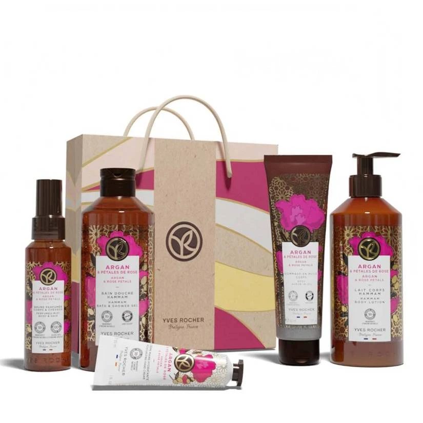 Coffret Soin Corps Argan & Pétales de Rose • Yves Rocher