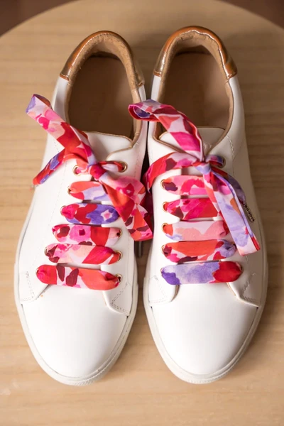 Lacets imprimé rose et violet