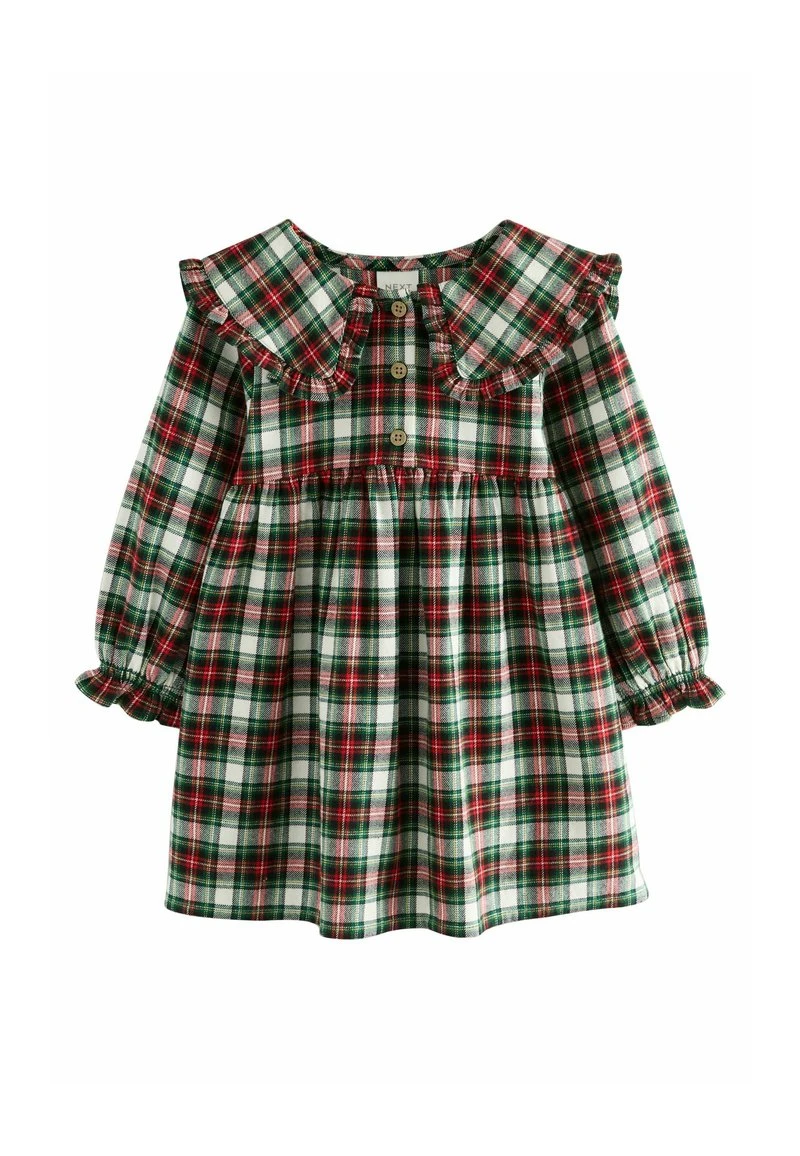 REGULAR FIT - LONG SLEEVE - Robe chemise - red green check