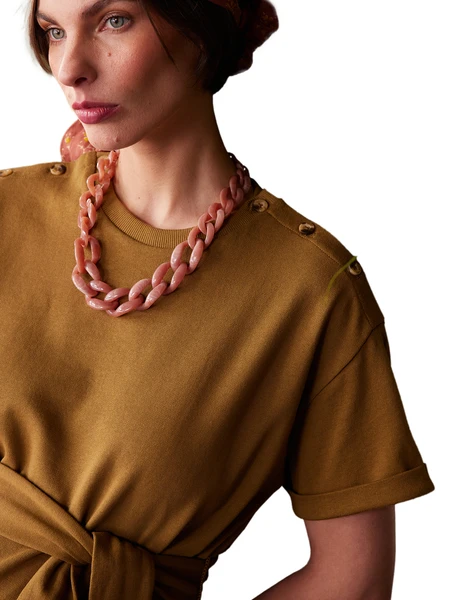 Robe longue grossesse en molleton