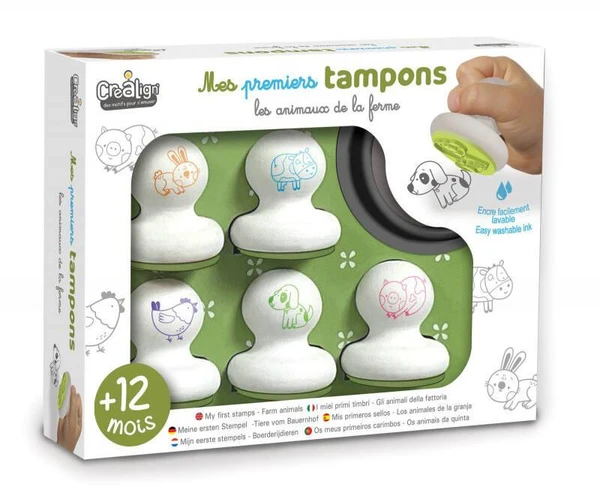 MES PREMIERS TAMPONS - LES ANIMAUX DE LA FERME