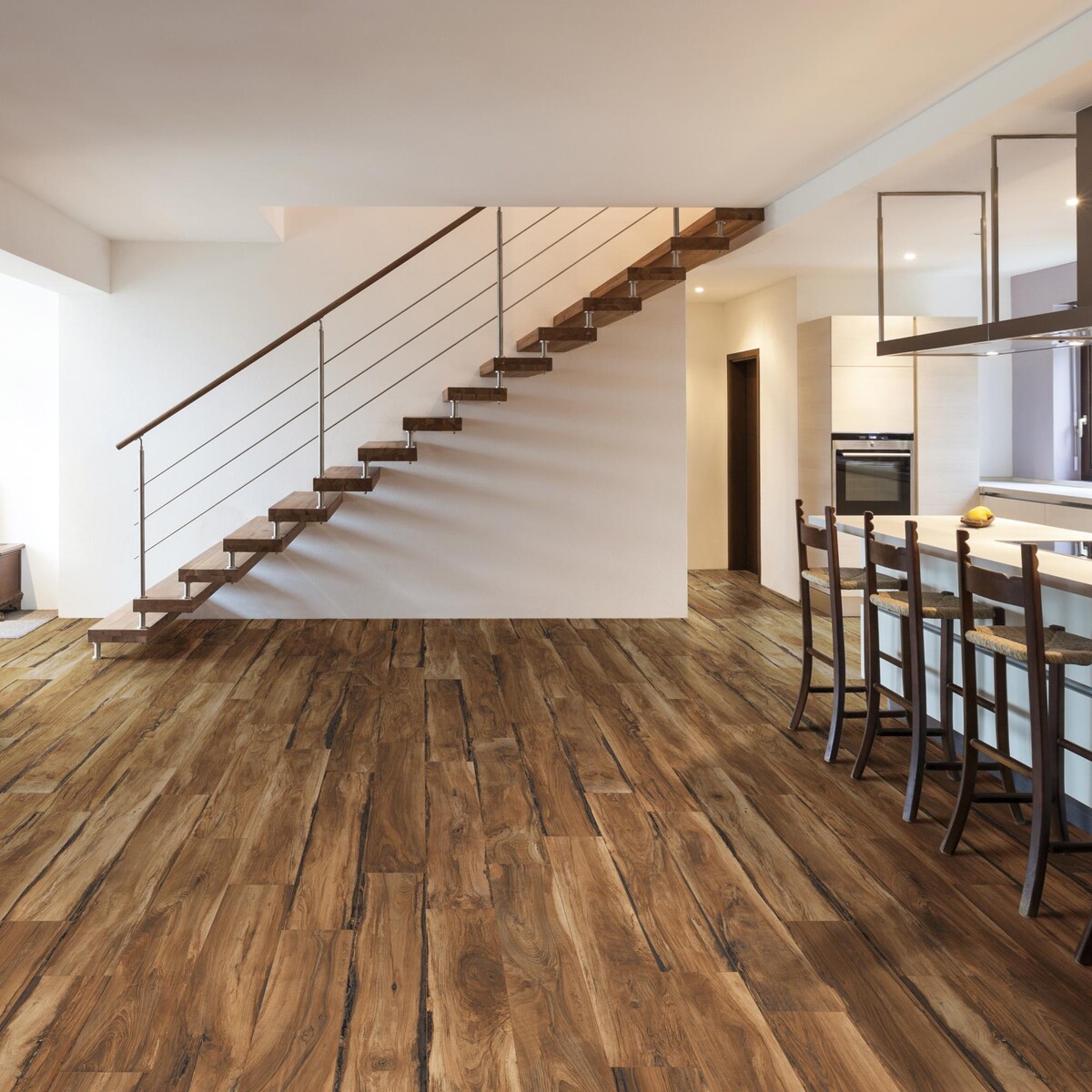 Carrelage effet bois naturel foncé Blade l.24 x L.120 cm forte CERAMICA RONDINE | Leroy Merlin
