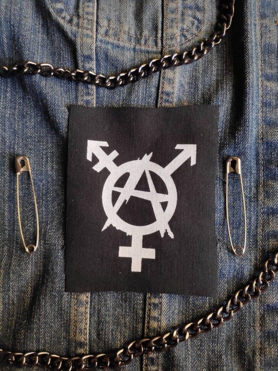 Egalité trans -patchs punk transgenres-Patchs pour vestes-Patch-Vêtements Punk-Patchs Lgbtq-Accessoires Punk-Patchs Antifa