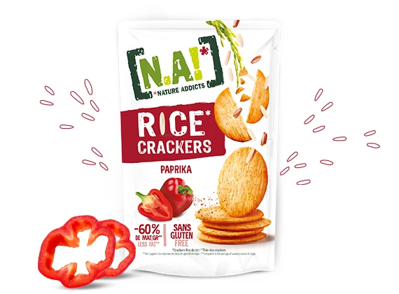 Rice Crackers Paprika