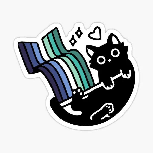 Gay - mlm Cat | Sticker