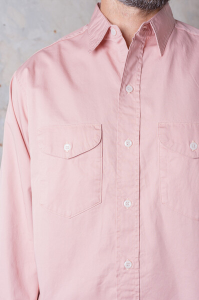 Orslow - Utility Work Shirt - Pink