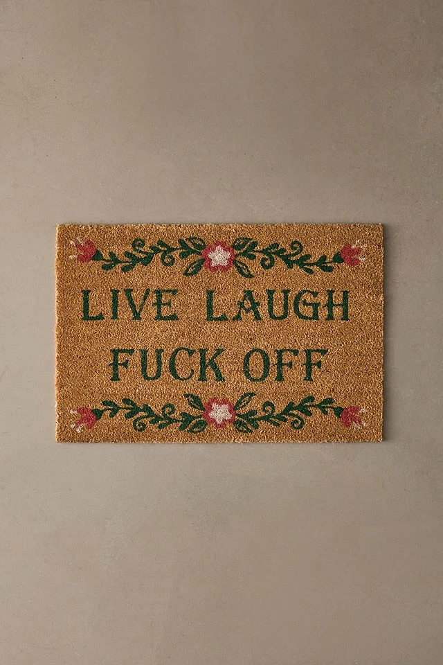 Paillasson Vis Ris Va Te Faire Foutre