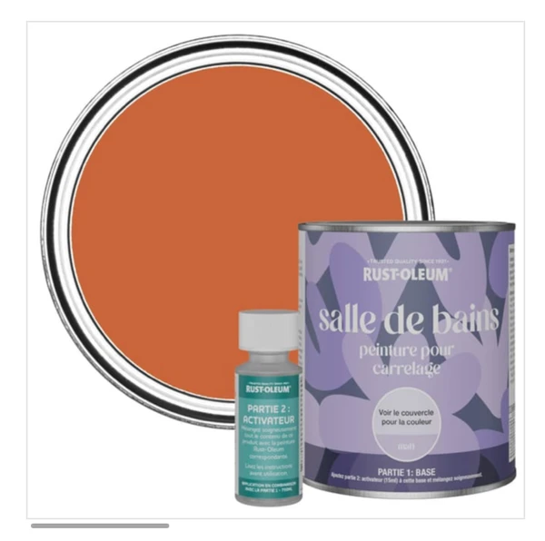 Peinture Orange Thé Chai Leroy Merlin