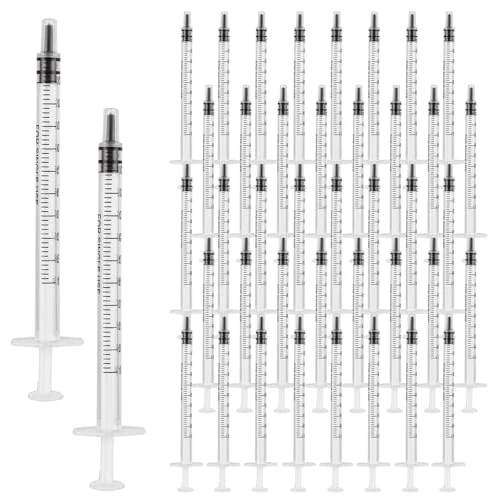  Lot de 200 seringues de 1 ml - À usage unique - Sans aiguilles - Pour aliments, animaux de compagnie, laboratoires scientifiques - Emballées individuellement