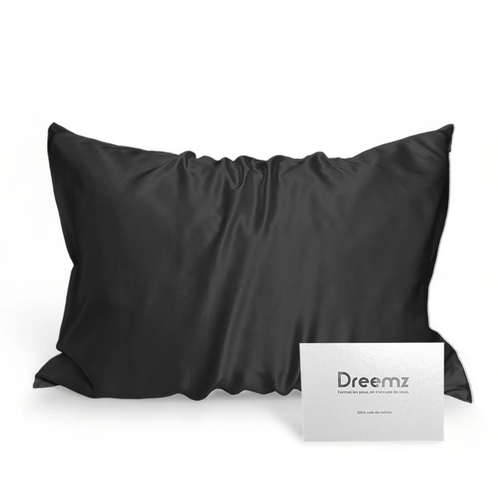 La taie d'oreiller 100% pure soie