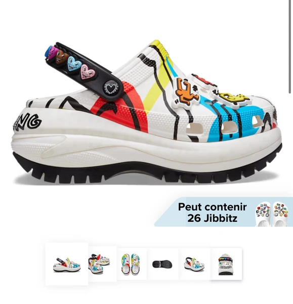 KEITH HARING MEGA CRUSH CLOG