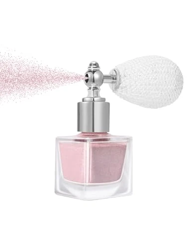 NebulaGlam Paillettes de Corps, Spray de Poudre Paillette, Spray Paillette Corps, Poudre Scintillante Maquillage, Maquillag pour Visage, Cheveux, Halloween, Fête, Noël (3# poudre)