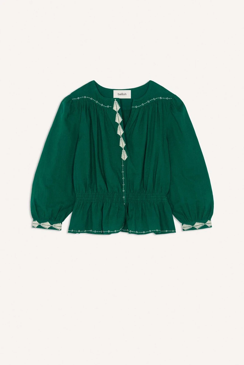 Blouse Bambi Vert // ba&sh BE
