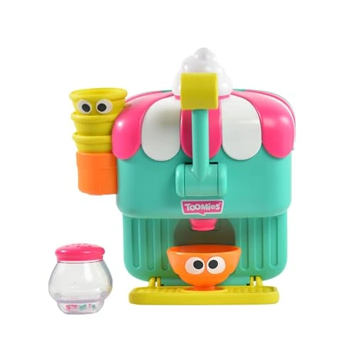 Toomies Atelier Glaces de Bain pour Bébé Et Tout-Petits, Jouet d'imitation sur la Fabrication de Glaces, Jouet de Bain pour Enfants Adapté aux garçons et Filles de 18M et 2, 3 et 4 Ans
