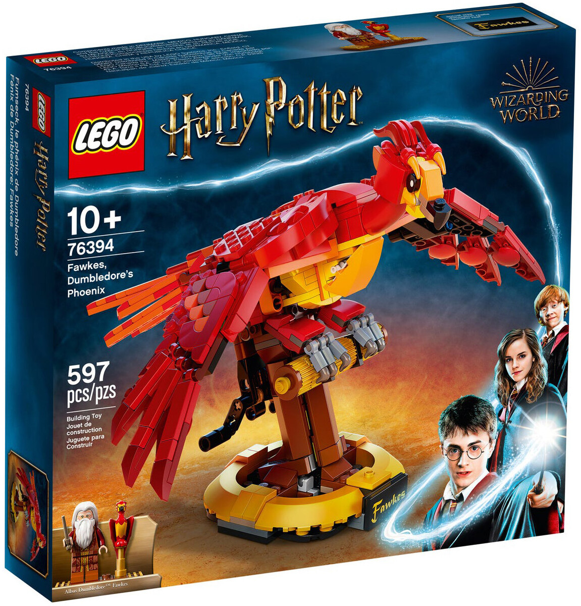 LEGO Harry Potter 76394 pas cher, Fumseck, le phénix de Dumbledore