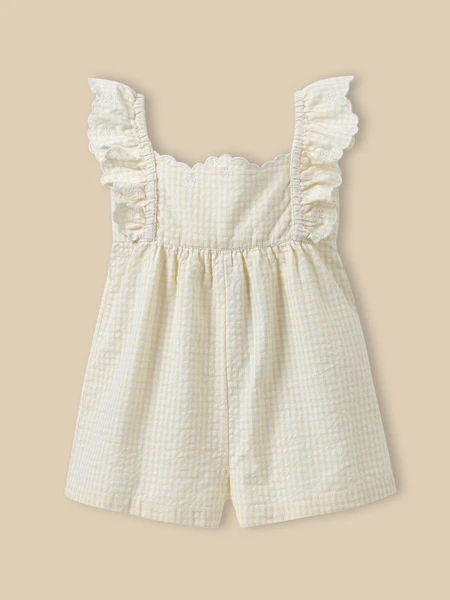 Combishort en vichy Bébé