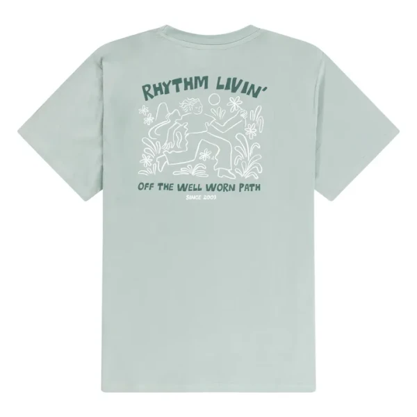 T-shirt Freedom Coton Bio | Vert d'eau