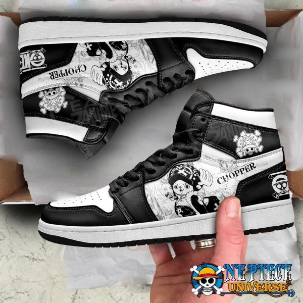 Tony Tony Chopper Manga Style Jordan High Top Shoes - One Piece Universe