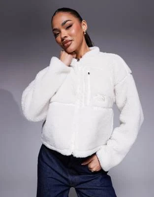 The North Face - Extreme Pile - Veste polaire zippée en imitation peau de mouton - Blanc cassé