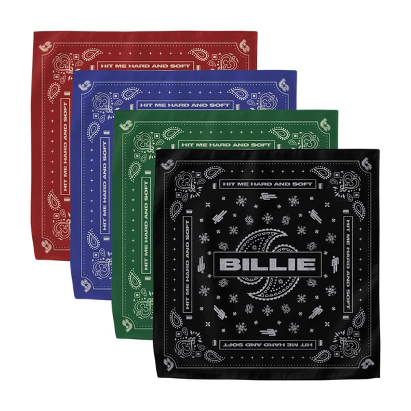 Paisley Bandana 4 Pack - Store Billie Eilish