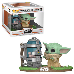 Star Wars The Mandalorian Deluxe Child & Canister Pop! Deluxe