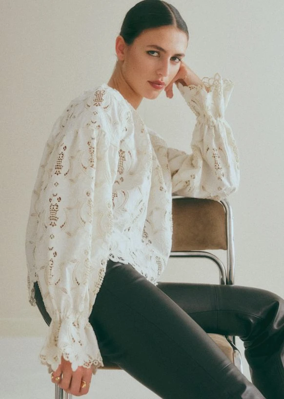 Blouse Aly - Dentelle Ecru