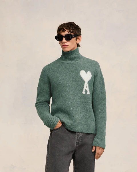Pull Col Cheminée Ami de Coeur Ecru