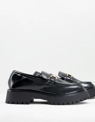 ASOS DESIGN - Monster - 38 Mocassins à semelle chunky - Noir
