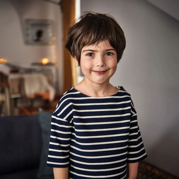 Patron Tee-shirt ou robe marinière Quiberon Kids - Ikatee